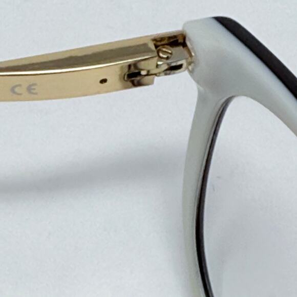 Kate Spade Eyeglasses Case Cream Black Eyeglasses Frames Caylen SOT 135 - Picture 11 of 16